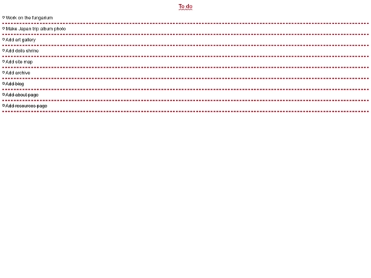 todo screenshot