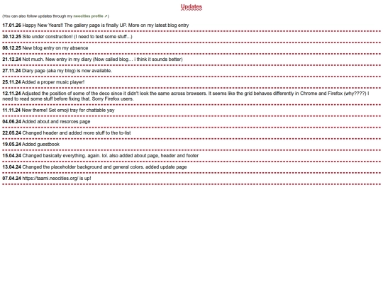 updates screenshot