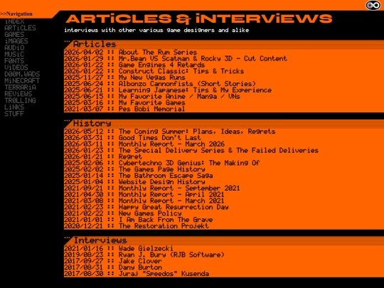 articles screenshot