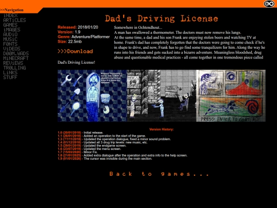 games/dadsdrivinglicense screenshot