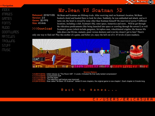 games/mrbeanvsscatman screenshot