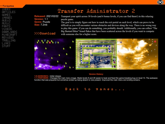 games/transferad2 screenshot
