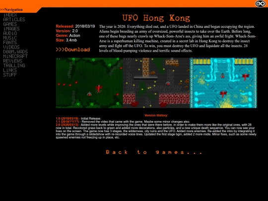 games/ufohongkong screenshot