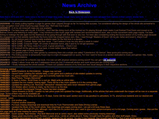 newsarchive screenshot