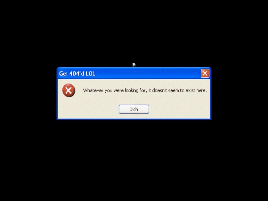not_found screenshot