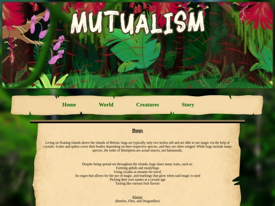 bugs screenshot