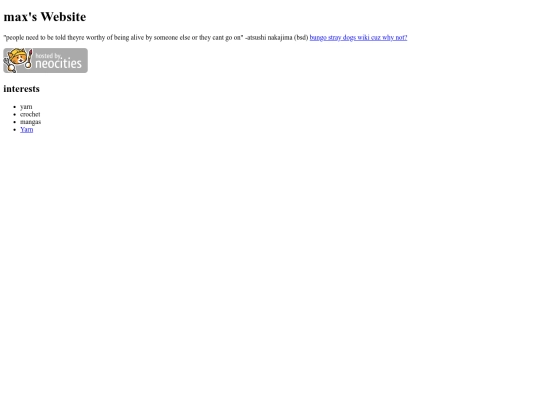 index screenshot