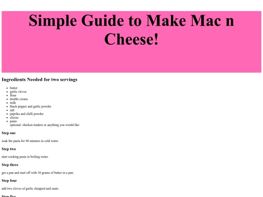 macandcheese screenshot