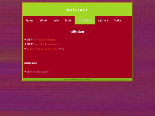 collections screenshot