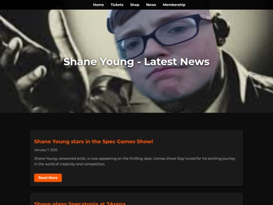 NewsPage screenshot