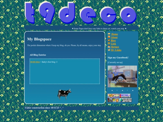 blog screenshot