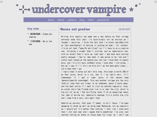 blog screenshot