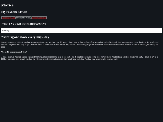 interests/movies screenshot