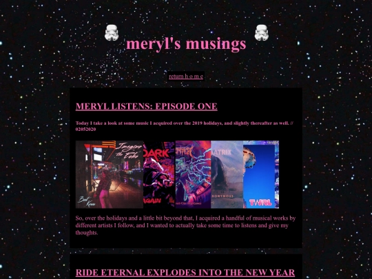blog screenshot