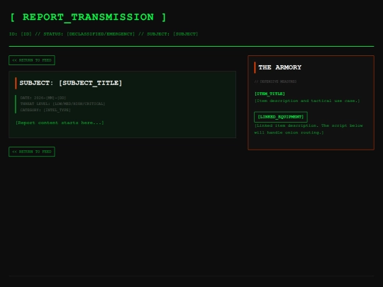 reports/report-template screenshot