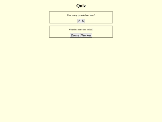 quiz-example screenshot