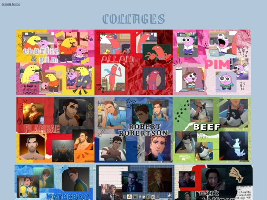 subpages/collages screenshot