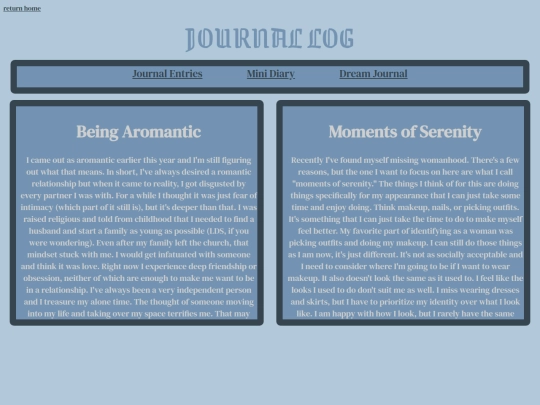 subpages/journals screenshot