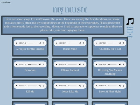 subpages/mymusic screenshot