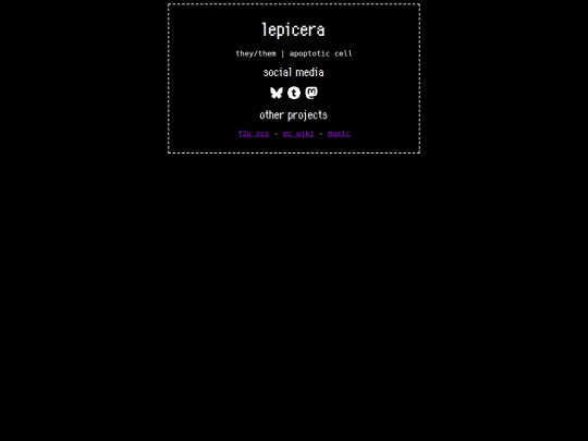 links screenshot