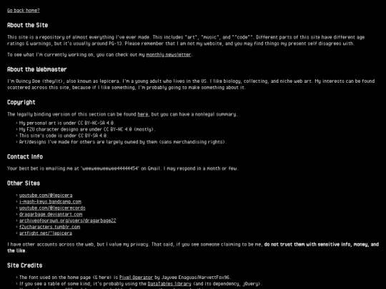 site screenshot