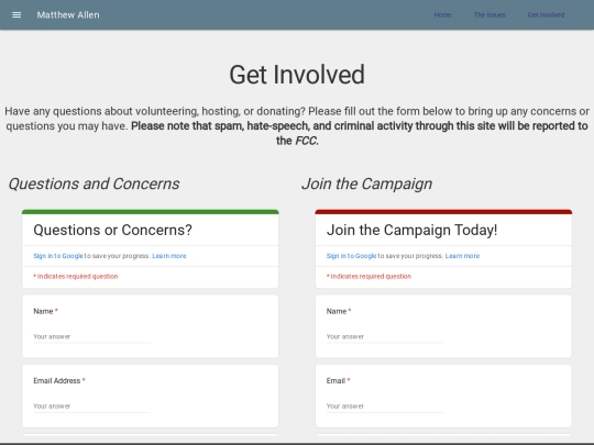 getinvolved screenshot