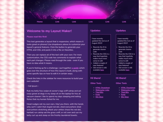 page screenshot
