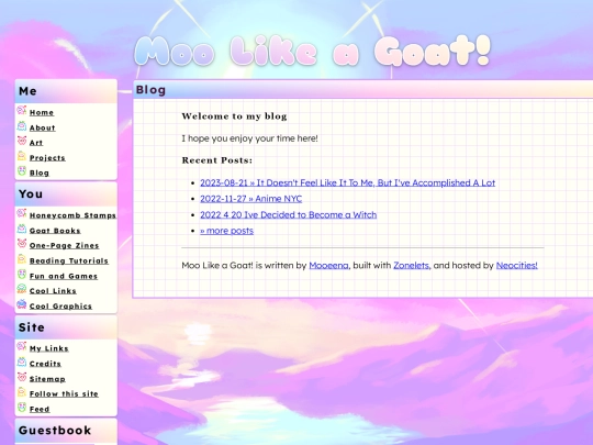 blog screenshot