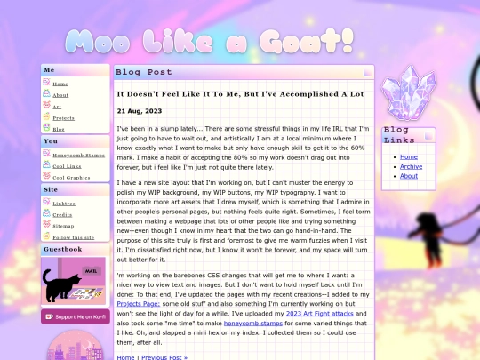 posts/2023-08-21-It-Doesn't-Feel-Like-It-To-Me,-But-I've-Accomplished-A-Lot screenshot