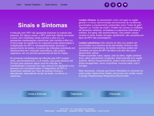 SinaisSintomas screenshot