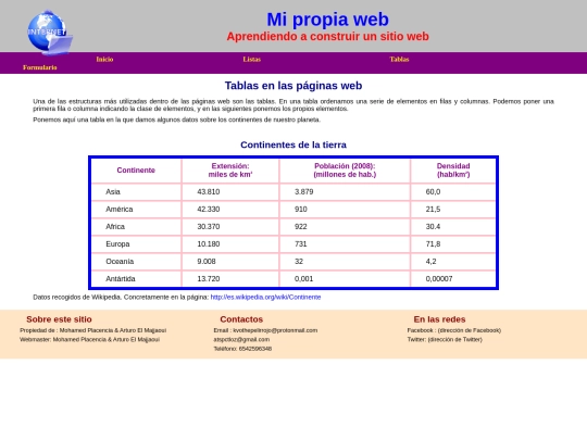 tablas screenshot