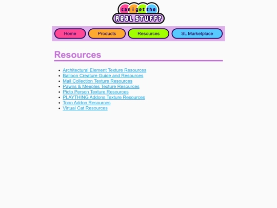 resources screenshot