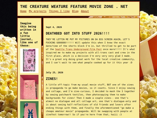 blog screenshot