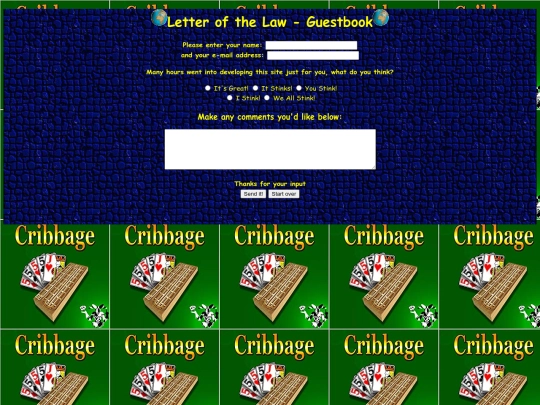 guestbook screenshot