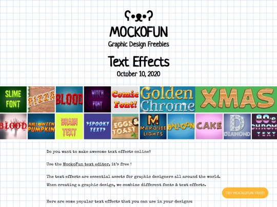 text-effects screenshot