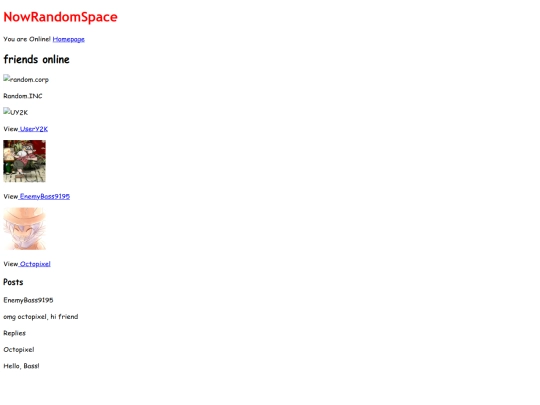 NowRandomSpace screenshot