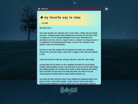 writing/writings/relax screenshot