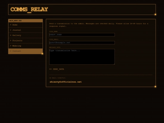 contact screenshot