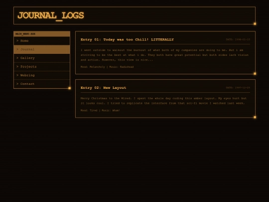 journal screenshot