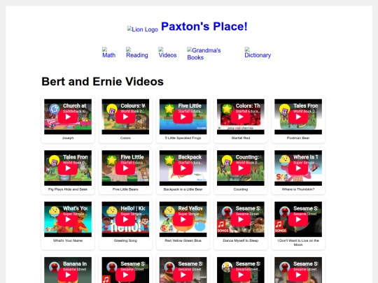 videos screenshot