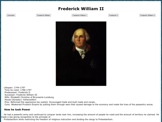 FrederickWilliamII screenshot