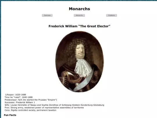 Monarchs screenshot