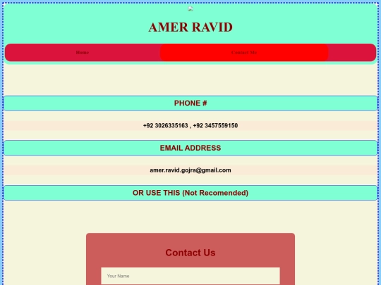 contacttoamer screenshot