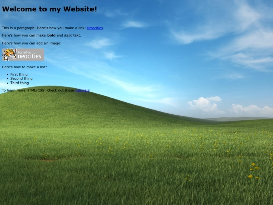 index screenshot