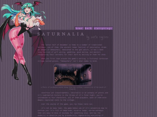 playertwo/saturnalia screenshot