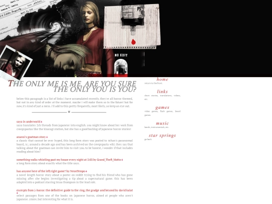 spooky/links screenshot