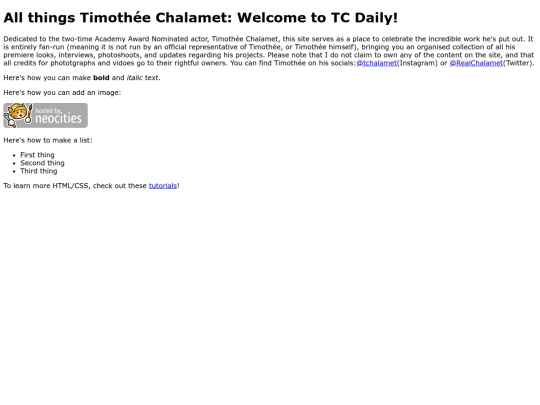 index screenshot