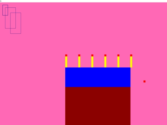 birthday cake screenshot