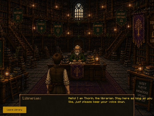 Library screenshot