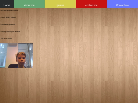 about-me screenshot